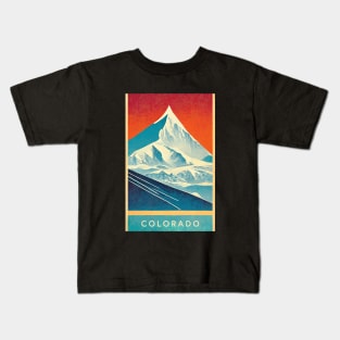 Colorado Retro Travel Kids T-Shirt